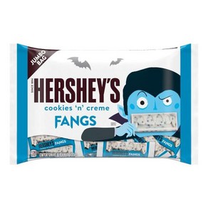 Hesheys Cookies n Ceme Fangs Halloween Candy Jumbo Bag 16.2 oz, 1개