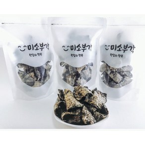 미소김부각[전통맛] 고소바삭 수제 찹쌀김부각, 3개, 60g