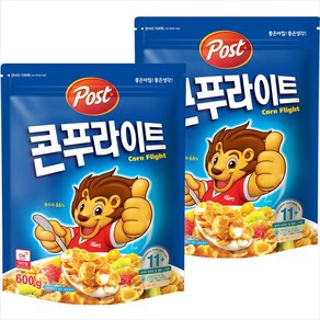 포스트 콘푸라이트 시리얼, 600g, 2개