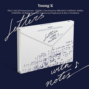 영케이 (Young K) - Lettes with notes [포토북80P+포토카드+네컷 퍼즐+편지+포토 스티커]