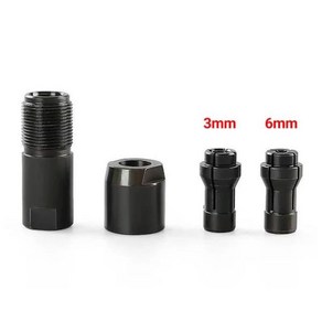 앵글 그라인더 개조된 어댑터 스트레이트 척 연마 전동 공구 3/6mm, 03 3mm   6mm, 1개