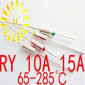 RY 서멀 컷오프 TF 65-285 도 링크 10A 250V 퓨즈 저항기 x 개, 04 192 degee 10A, 1개