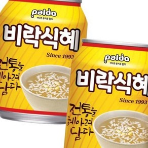 팔도 비락 식혜 238ml x 24개 전통음료 비락식혜