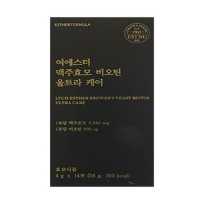 에스더포뮬러 맥주효모 비오틴 울트라 케어, 56g, 1박스