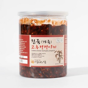 참죽 가죽 고추장장아찌 800g향 독특한 마니아 장아찌, 800g, 1개