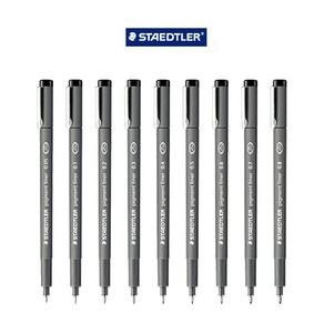 STAEDTLER Pigmentline 스테들러 피그먼트라이너 308, 0.7mm