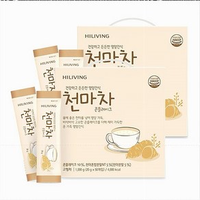 콘플레이크 천마차 2세트 하이리빙 영양간식 건강차 국내산 천마, 2개, 50개입, 20g