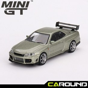 미니지티(697) 1:64 닛산 스카이라인 GT-R (R34) Tommykaira R-z 밀레니엄 제이드