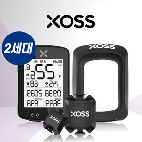 XOSS G+ 자전거 속도계 GPS + 스피드 케이던스 센서 + 실리콘케이스