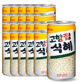 롯데 고향집 식혜 175ml 잔칫집, 20개