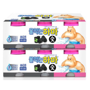 물먹는하마 참숯 제습제 본품, 280g, 16개