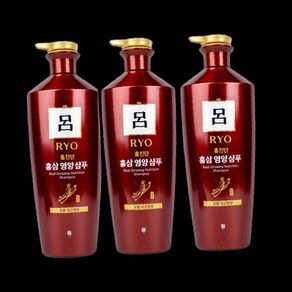 려 홍진단 홍삼 샴푸 중건성두피용 820ml 3개 지성두피샴푸 93000EA