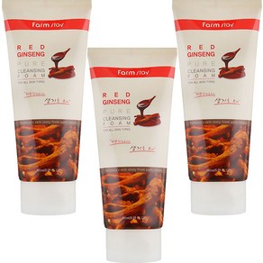 팜스테이 홍삼 퓨어 클렌징 폼, 3개, 180ml