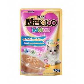 네코 NEKKO 키튼 크리미 참치 가쓰오부시 70g 12ea(소)