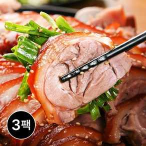 제주흑돼지 통순살 족발 300g * 3봉, 3개