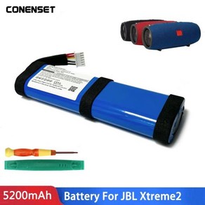 원래 7.2V 5200mAh 교체 배터리 JBL Xteme 2 Xteme3 블루투스 스피커 SUN-INTE-103 2INR19/66-2 GSP-2S2P, 한개옵션0