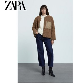 ZARA 자라 리버시블 에코 시어링 후리스 퀼팅 자켓