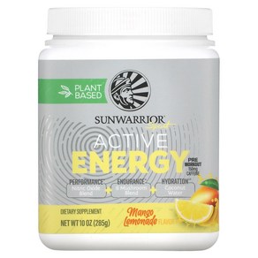 썬워리어 스포츠 크레아틴 모노하이드레이트 망고 레몬에이드 285g Active Ceatine Monohydate Mango Lemonade, 1개