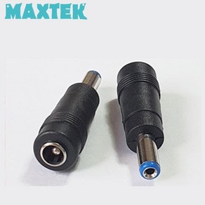 [MAXTEK] DC전원 to DC전원 M/F 변환젠더 입력:외경5.5 / 내경2.5 출력:외경5.5/ 내경2.1 [MT345], 1개