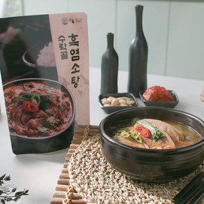 김보화 정동남 흑염소탕 9인분 저칼로리 저지방 기력회복 원기회복 보양식, 3개, 900g