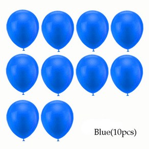 하키 테마 파티 호의 종이 접시 컵 배너 풍선 생일 스포츠 케이크 토퍼 용품 장식, 10pcs balloon blue