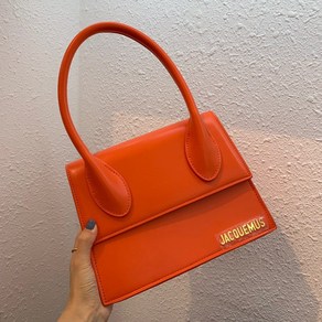 JACQUEMUS 자케무스 가방 라지 24cm 스퀘어 롱핸드 토트겸 숄더겸 크로스백