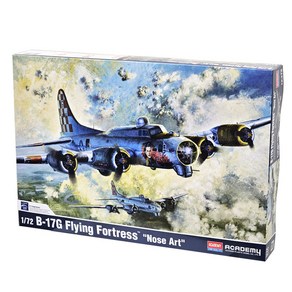 아카데미과학 1:72 B-17G 플라잉 포트리스 노즈아트 프라모델, 1개