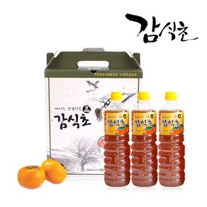 [삼백식품] 3년숙성 감원액100% 감식초선물세트(1000mlx3pet), 1박스, 1L