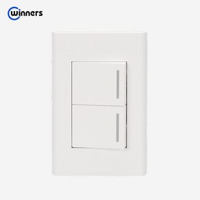 위너스 2구 스위치-텀블러형 매입형 220V KS, 1개
