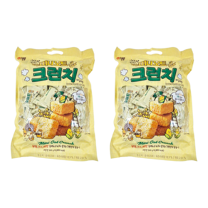 대용량 미니오트 크런치 바닐라향 520g x 2봉 묶음 개별포장 소포장, 2개