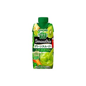 가고메 생활 100 Smoothie 스무디 그린 스무디 Mix330ml×1개 식이섬유, 330ml, 1개