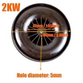 무시동 히터 Ebespache용 주차 송풍기 선풍기 모터 어셈블리 윈드 휠 에어 자동차 액세서리 2KW 5KW 12V, 3) 2KW Wind Wheel