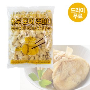 에이치에이유통 지엔씨 유부 모찌 주머니 1kg (드라이) 유부우동 오뎅탕 재료, 1개