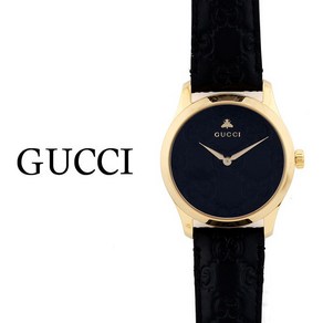 GUCCI GUCCI 구찌 남녀공용 가죽시계 YA1264034A