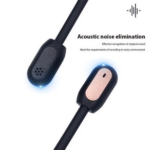 게임용 헤드셋 마이크 3.5mm 플러그 교체 노이즈 캔슬링 케이블 붐 Bose QC35 용, 01 CHINA, 1개