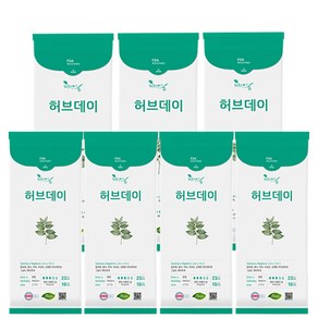 허브데이 생리대 + 샘플, 중형4팩+대형3팩, 중형+대형, 1개