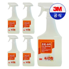 3M 프로 슈터 740ml 다목적 세정제 얼룩 찌든때 제거 레몬 오렌지향 주방 청소, 5개