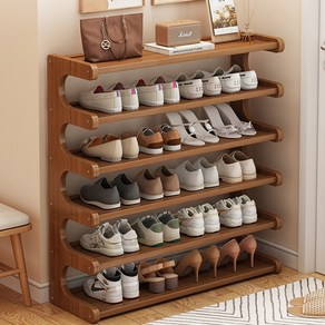 가남 현관 신발정리대 신발장 다용도 신발 수납장, 6단, 1개