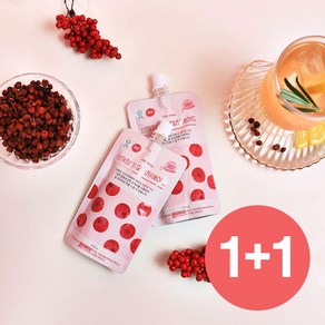 [1+1] 합성첨가물 무첨가 인제향기 프리미엄 오미자에이드, 30개, 100ml