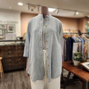 BCBG [올앤선드리] 핀초S/T 린넨BL 블라우스 _ A4M4B412 53 [M/BLUE]