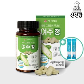 여주정 여주 정 국내산 프리미엄 600mg x 90정 HACCP 제품 + 사은품증정, 1병, 1개