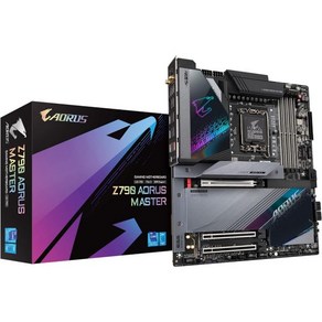 기가바이트 Z790 AORUS 마스터 (LGA 1700/ 인텔 Z790/ EATX/ DDR5/ 5* M.2/ PCIe 5.0/ USB 3.2 Gen2X2 Type-C/ 인텔 W, 1개