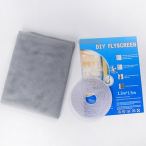 창문 모기장 자체 접착 모기 문짝 DIY 프리 커팅 날파리 방지 곤충 커튼 스크린