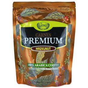 Carnes Premium Instant Coffee 100% Arabica Coffee (Haze 카르네스 프리미엄 인스턴트 커피 100% 아라비카 커피 (헤이즐넛 7oz_1팩