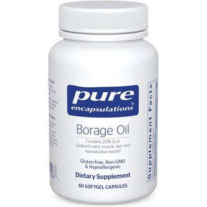 Pue Encapsulations Boage Oil 보리지 오일 60정, 1개