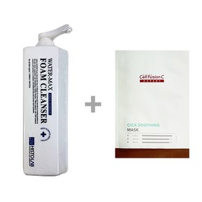 [히스토랩] 워터맥스 폼 클렌저1200ml+셀퓨전씨 수딩 마스크, 1개