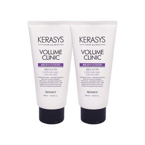 [려]케라시스 볼륨 클리닉 볼륨 손상케어 트리트먼트 300ml x2, [려]케라시스 볼륨 클리닉 볼륨 손상케어 트리트먼트 3