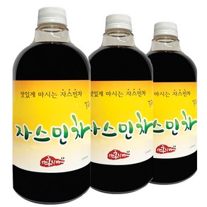 홍치마 대용량 자스민차 원액 중국집 중식당 음료 고농축 액상차 다홍치마 1000ml, 1개, 3개입, 1L