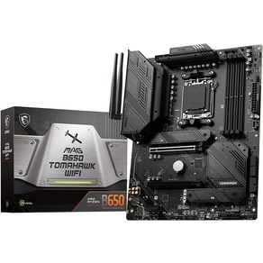 MSI MAG B650 TOMAHAWK WIFI AMD Ryzen 7000 B650 ATX MB5907 메인보드 시리즈(AM5) 대응 칩셋, 한개옵션1