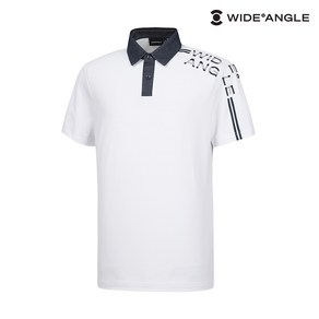 [와이드앵글 공식] [골프] 남성 CO RE:COTTON 데님카라 폴로 티셔츠 M WMM24253W2